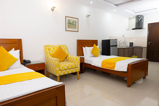 Standard Double Room with Kitchen (2)