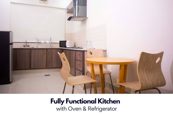 Triple Studio Apt | Kitchen | 24/7 Reception - 1D